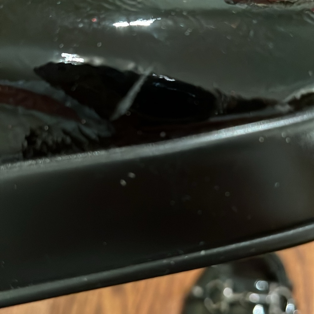 Black patent slides - Picture 5 of 5
